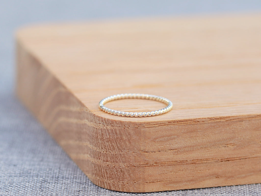 Twisted Stacking Ring