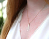 Coordinate Vertical Bar Necklace