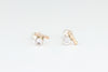 Dot Line Stud Earrings