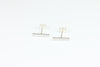 Tiny Bar Stud Earrings